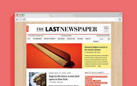 for The Last Newspaper - www.thelastnewspaper.com